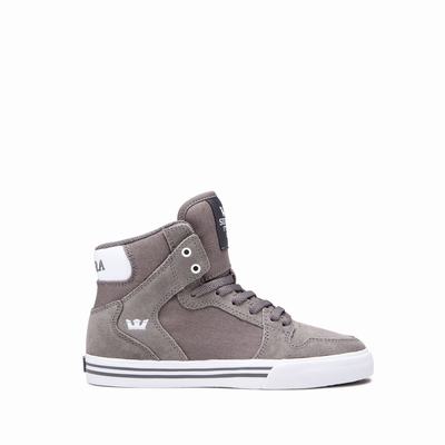 Gyerek Supra VAIDER Magasszárú Cipő HU928360 Szürke/Fehér